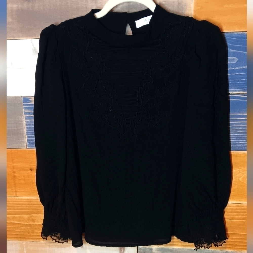 ASTR The Label Black Blouse L